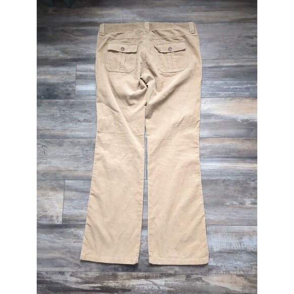 Vintage Old Navy Corduroy Brown Cargo Pants Women's 12 Tall 31" - Picture 4 of 4